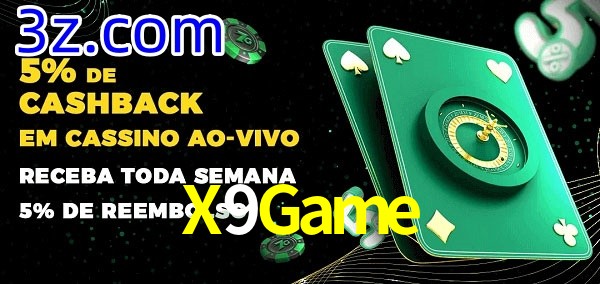 Promoções do cassino ao Vivo X9Game